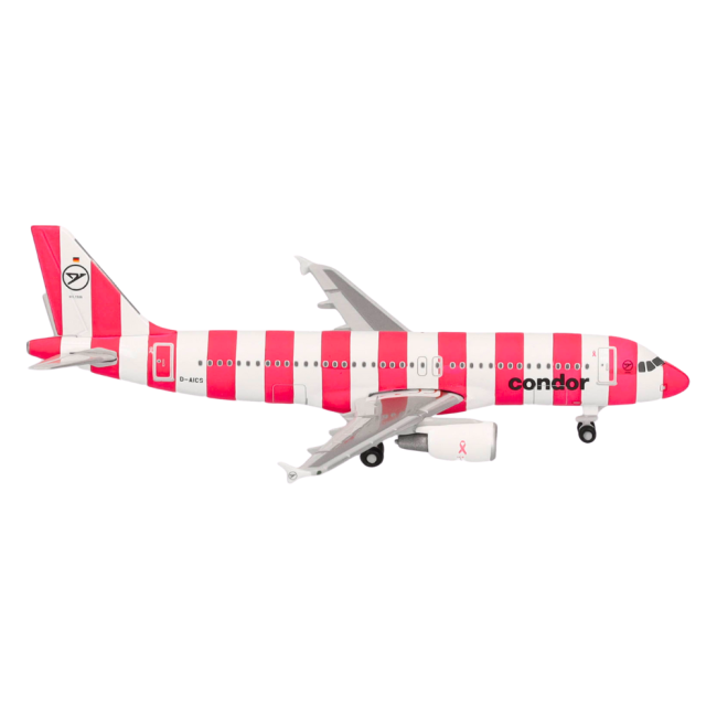 Herpa Wings Flugzeugmodell Condor Airbus A320 "FlyingPink Plane" (1:500)